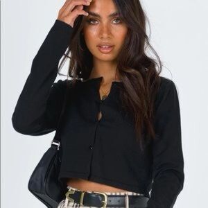 Lioness Black Button Down Shirt